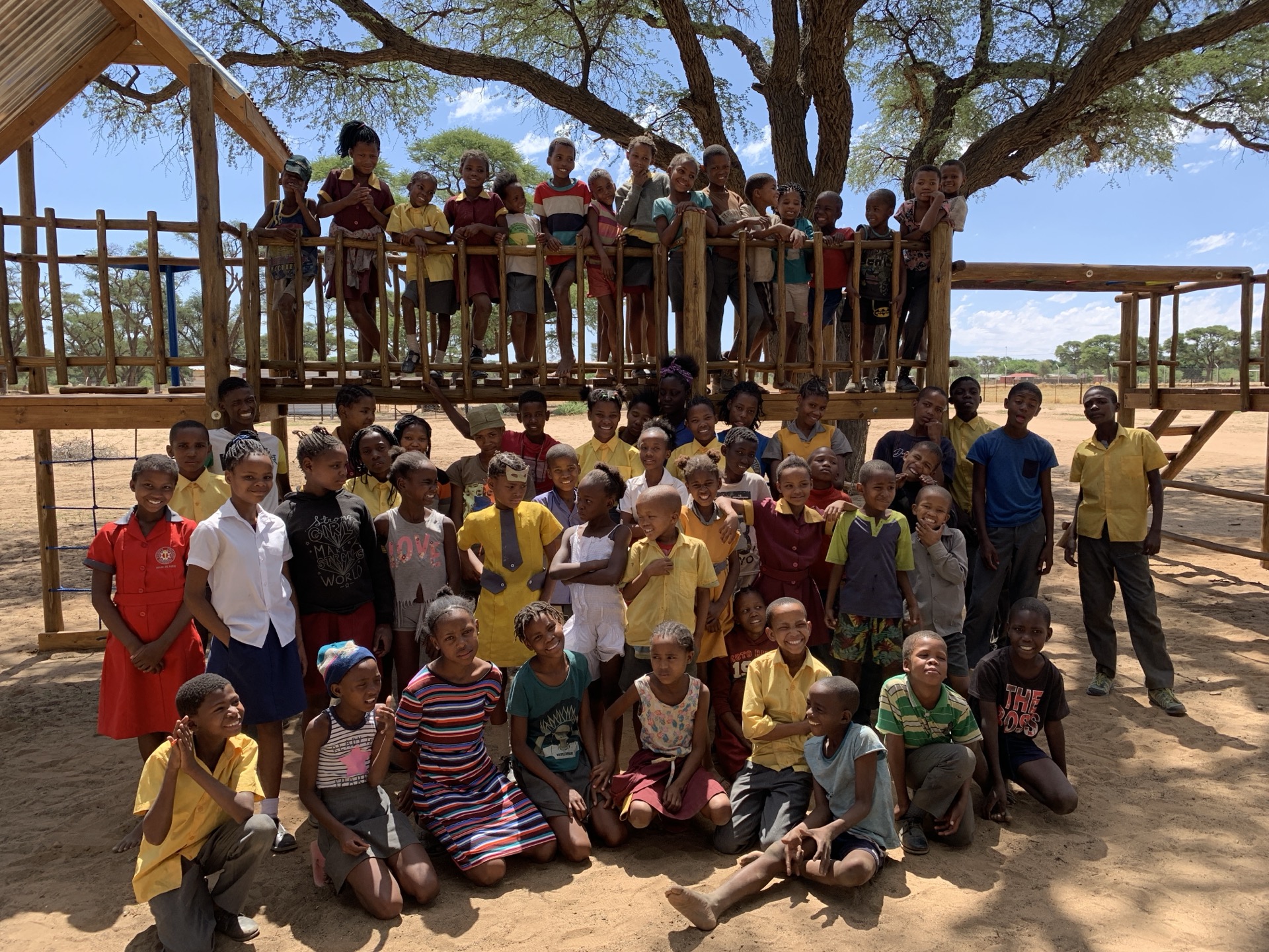 Groepsfoto kinderen Lighthouse